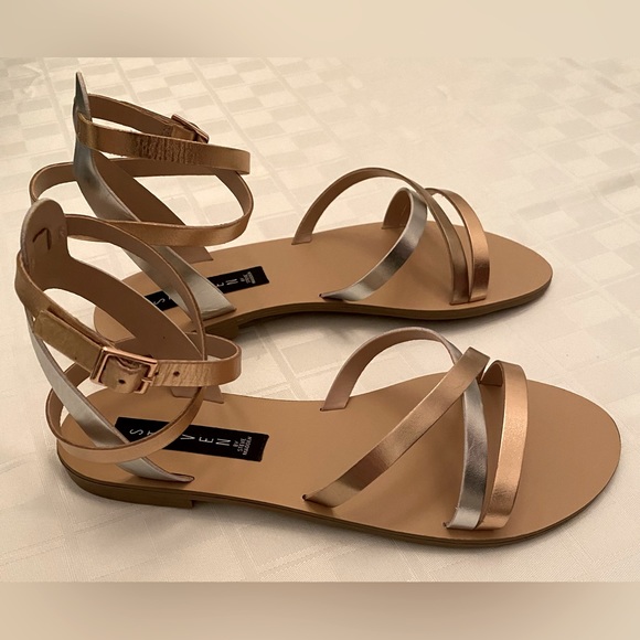 Steven By Steve Madden Shoes - Steven by Steve Madden Mixed Metallic Matas Sandals